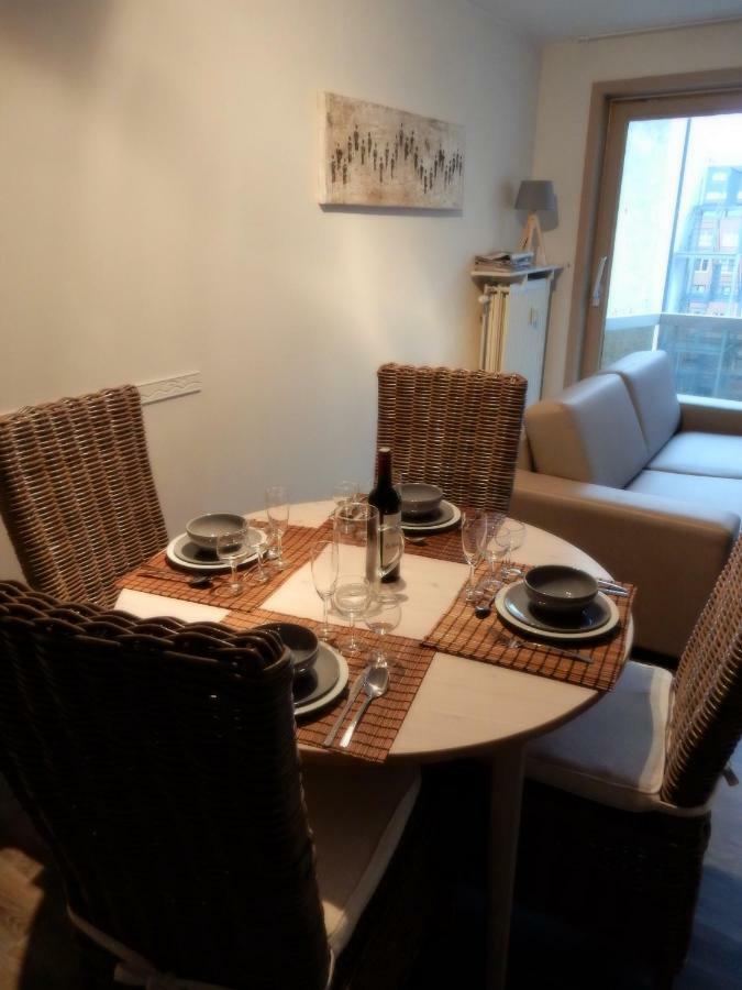 Studio Center Of Ostend W/Parking & South Terrace Appartement Buitenkant foto